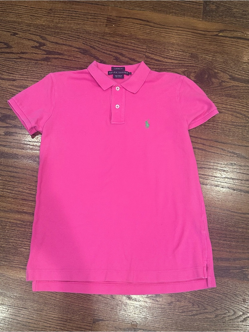 Ralph Lauren Bright Pink Short Sleeve Polo